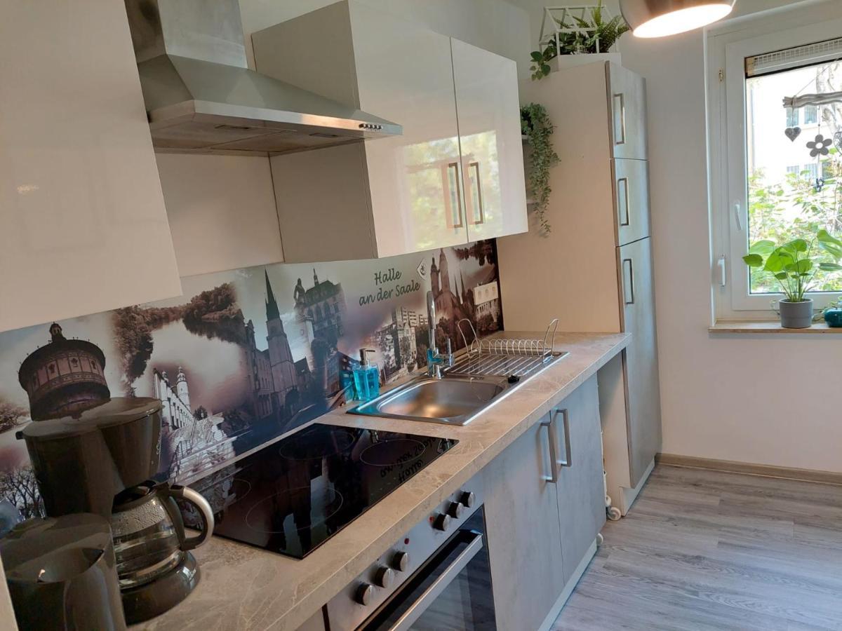 Gemuetliches, Voll Ausgestattetes Apartment Halle  ภายนอก รูปภาพ